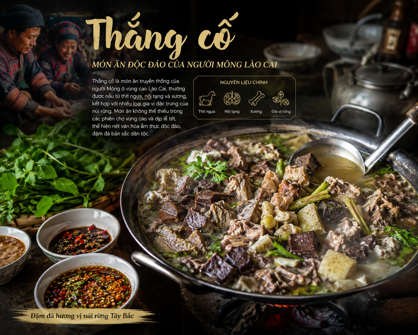 Thắng cố, món ăn độc đáo của người Mông